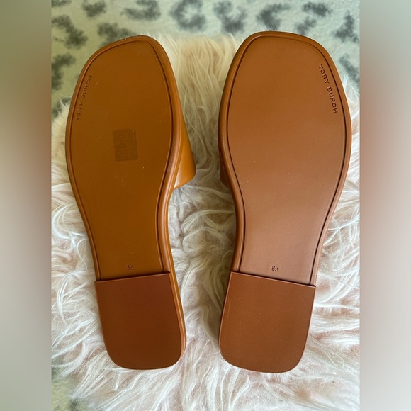 New Tory Burch Double T Slide Size 8.5 - Picture 2 of 7